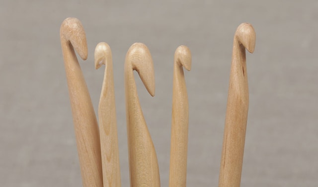 Tuotekuva 3 - Basic Virkkuukoukku Koivu 15 cm 7,00 mm Drops