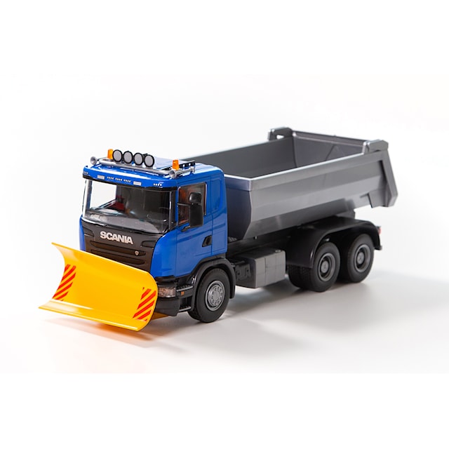 Tippbil Plog Scania Blå 1:25 Emek