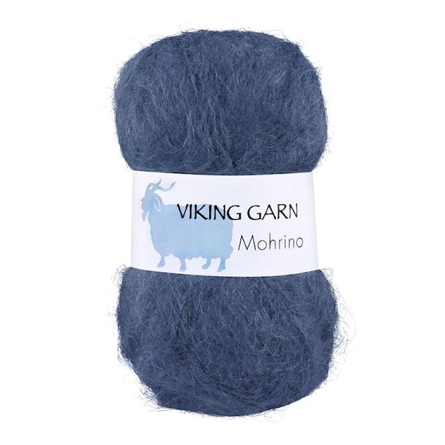 Mohrino 50 g Jeans Blue 527 Viking Garn