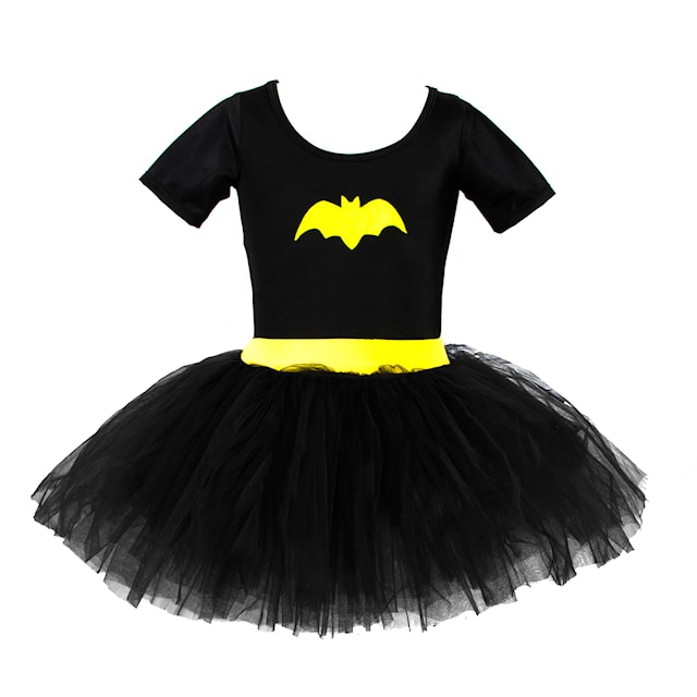 Produktbilde 1 for Kostymekjole Batgirl Med Kappe 110-116 cm Den Goda Fen