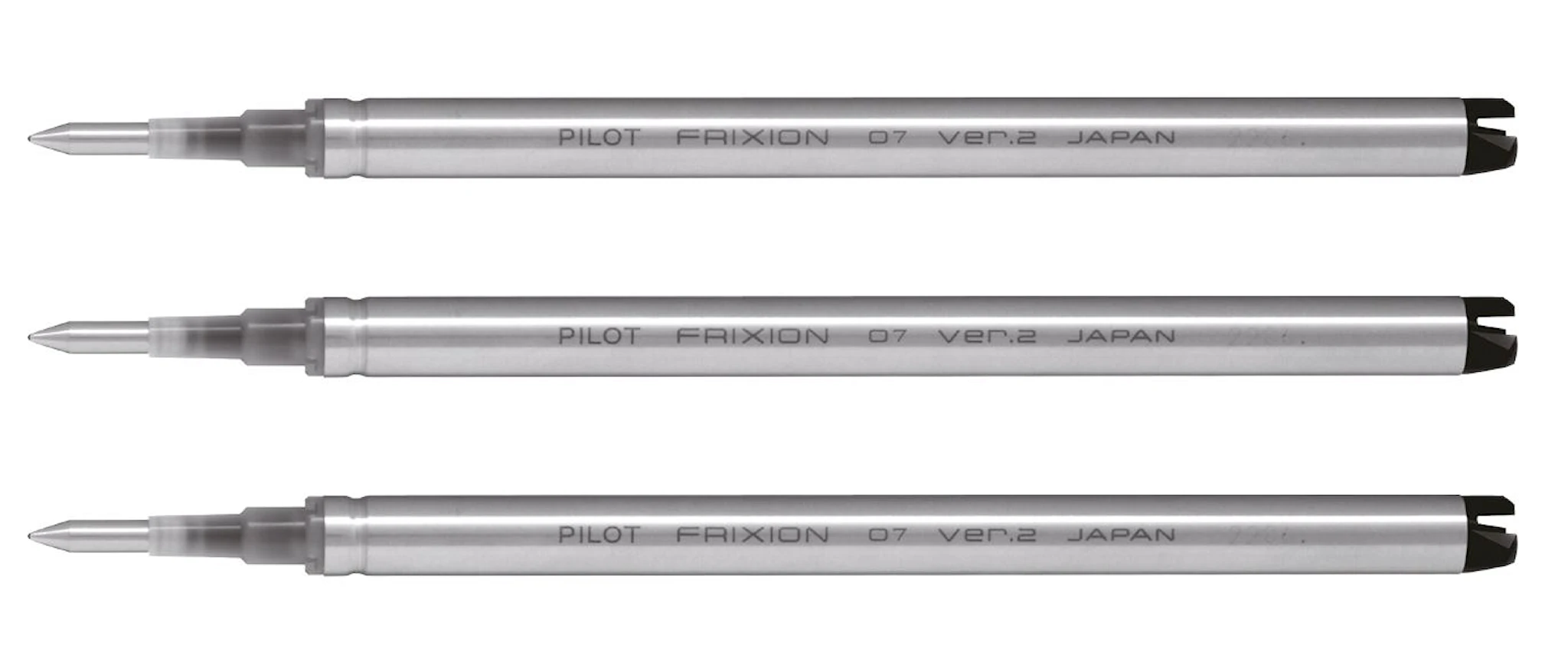 Produktbild för Refill Frixion Zone 0,7mm Svart 3-pack Pilot