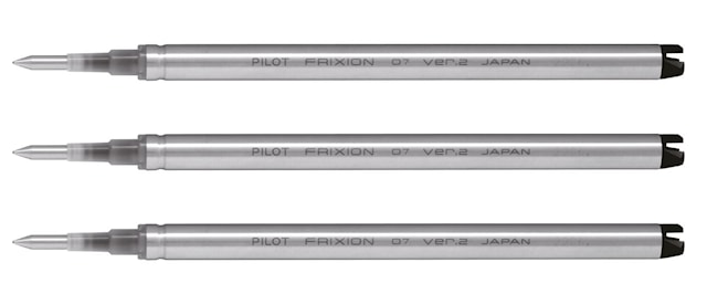 Refill Frixion Zone 0,7mm Svart 3-pack Pilot