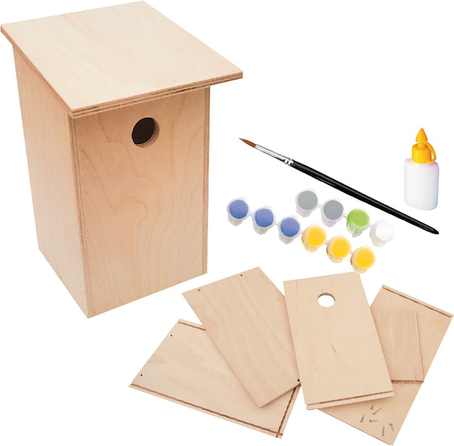 Tuotekuva 4 - Linnunpönttö Askartelusetti Puu Playbox