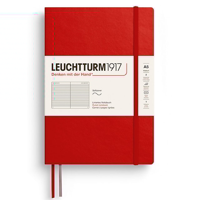 Anteckningsbok A5 Soft Linjerad Cherry Leuchtturm1917