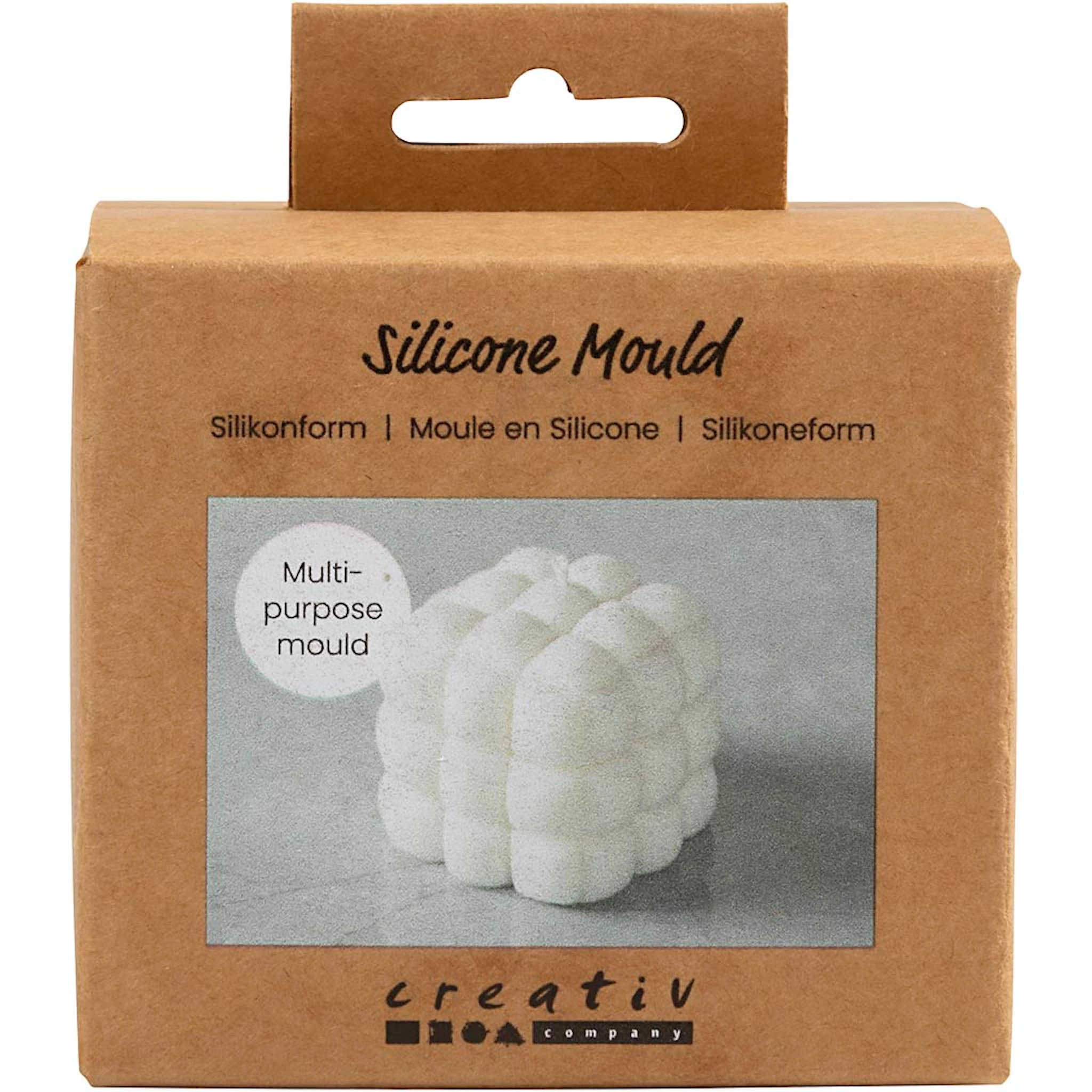 Tuotekuva ille Silikonimuotti, Kuplakuutio, Kork. 5 cm, Lev: 6 cm, halk. 6 cm, 1 kpl/ 1 pkt