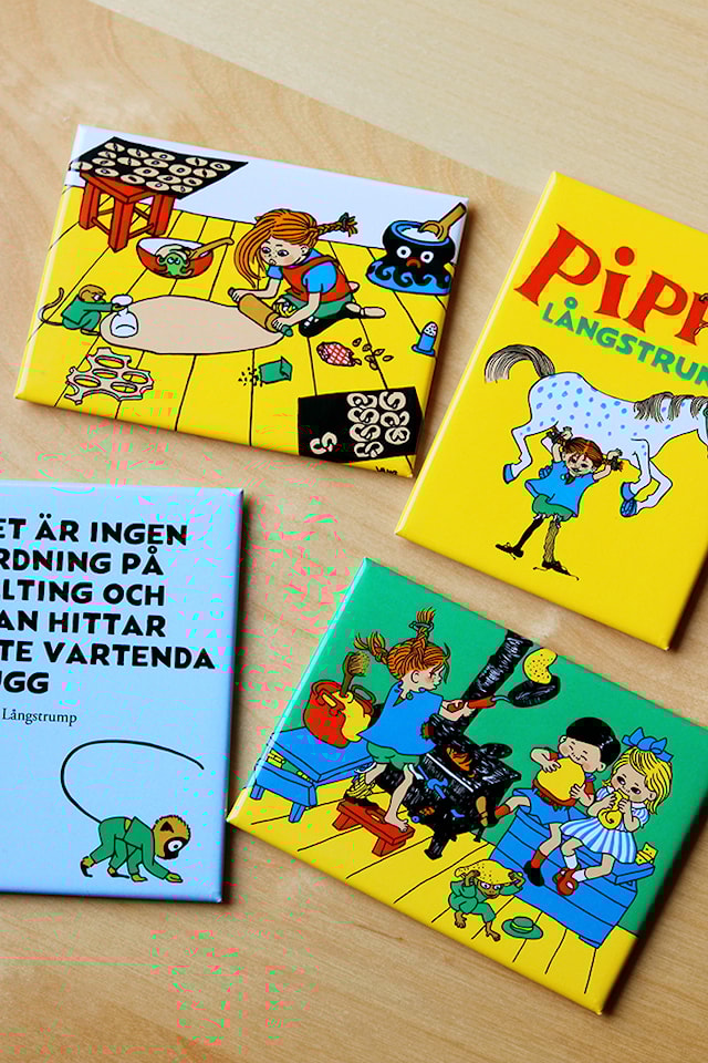 Produktbild 2 för Kylskåpsmagnet Pippi Långstrump 1-p
