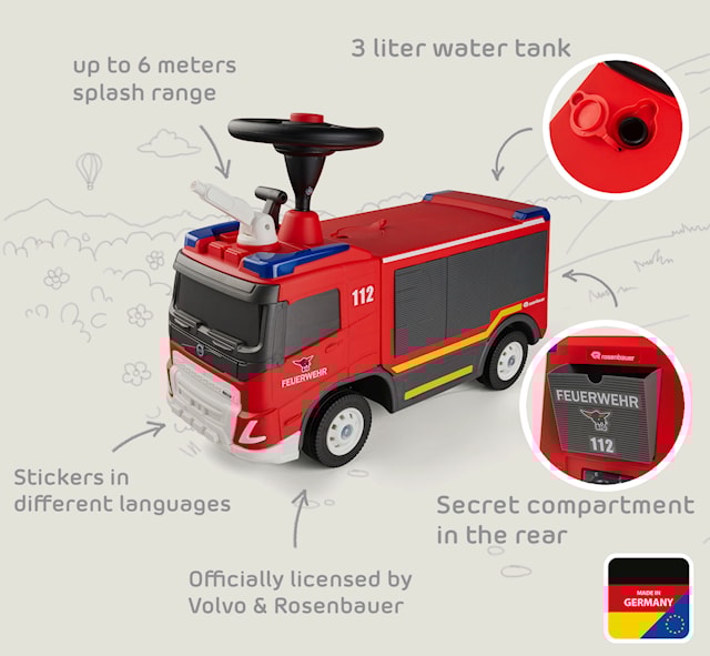 Tuotekuva 4 - Kävelyauto Paloauto BIG
