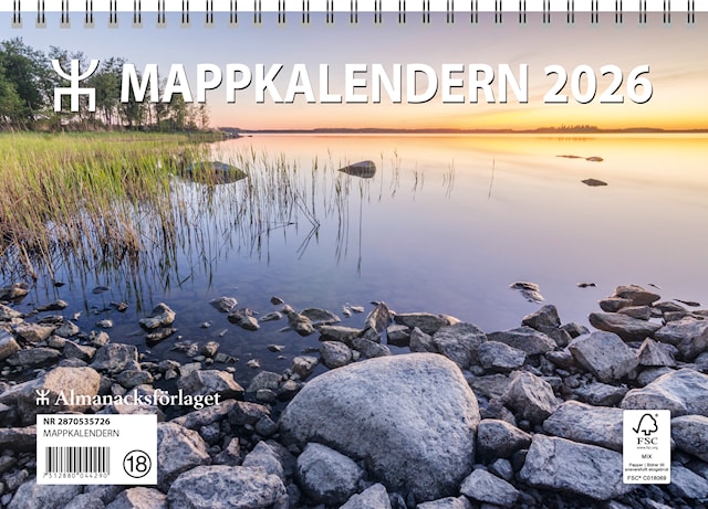 Produktbild 1 för Väggkalender Mappkalendern 2026 Almanacksförlaget