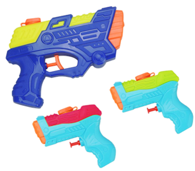 Vannpistoler 3-Pack Spring Summer