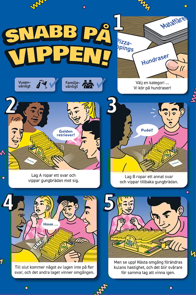 Produktbild 2 för Familjespel Tilt `n Shout, Kärnan (SE)