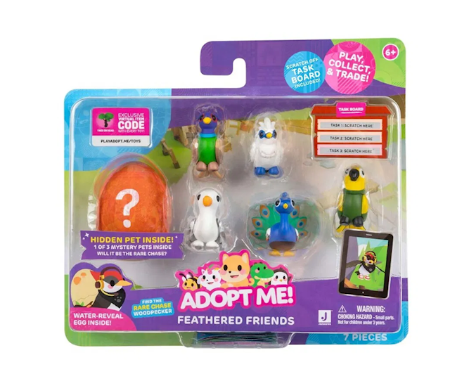 Tuotekuva 2 - Adopt Me Figures 6-pack Feathered Friends
