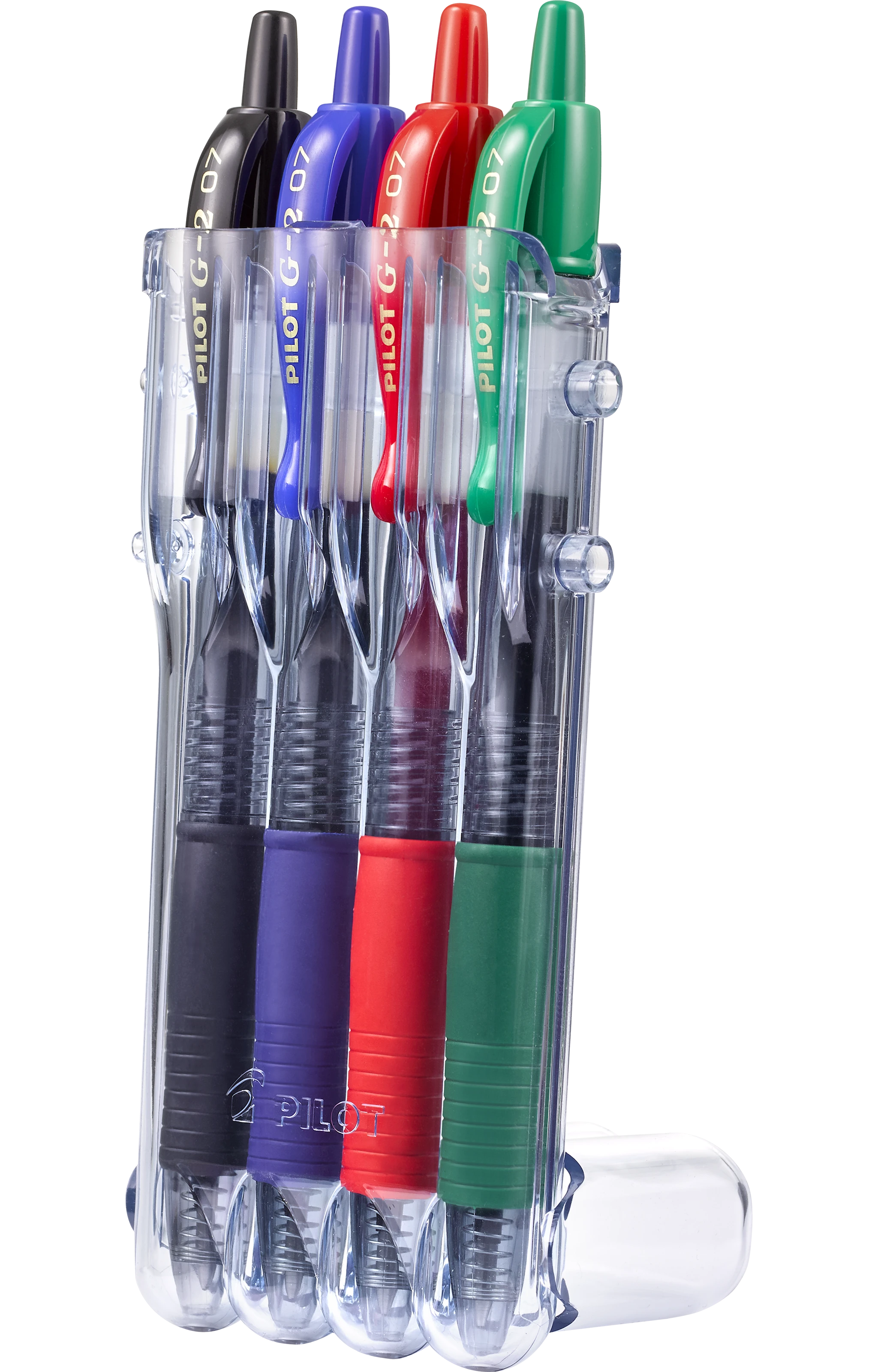 Produktbilde for Gelpenn Set2Go G-2 Svart/Rød/Blå/Grønn 4-pk Pilot