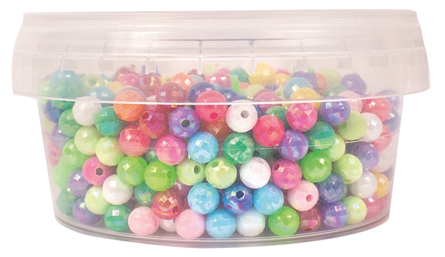 Produktbild 2 för Pärlor I Burk, Kristaller Ø 6 mm, 700 st Playbox