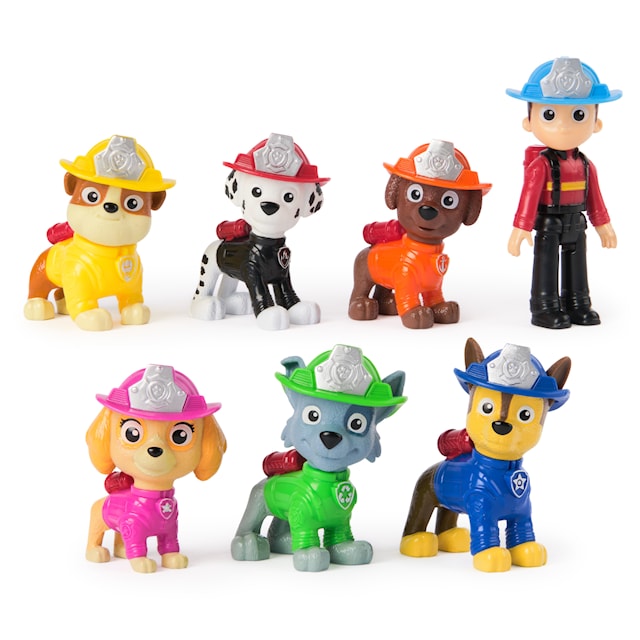 Produktbild 1 för Paw Patrol Fire Rescue Figurer 7-pack