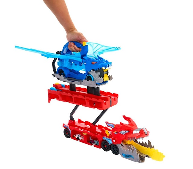 Tuotekuva 2 - Hot Wheels City Ultimate -kaksoislohikäärmeenkuljetusauto