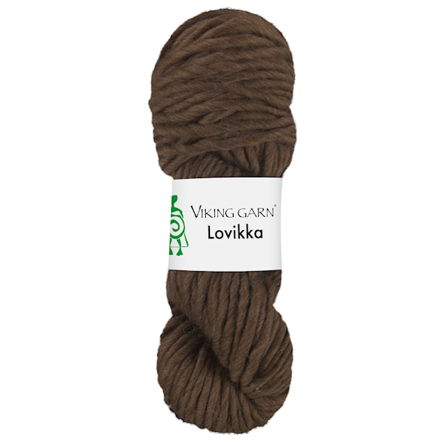 Lovikka 100 g Ruskea 208 Viking Garn