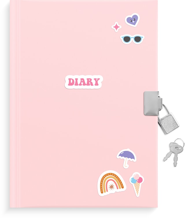 Tuotekuva 1 - Päiväkirja lukolla Vaaleanpunainen, Burde