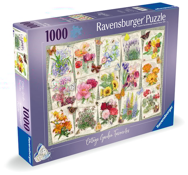 Produktbild 5 för Pussel Garden Flowers 1000 bitar, Ravensburger