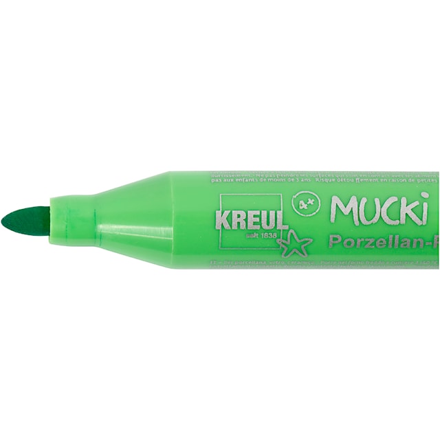 Produktbilde 2 for Mucki Glass- og porselenstusj, strek 2-5 mm, ass. farger, 5 stk./ 1 pk.