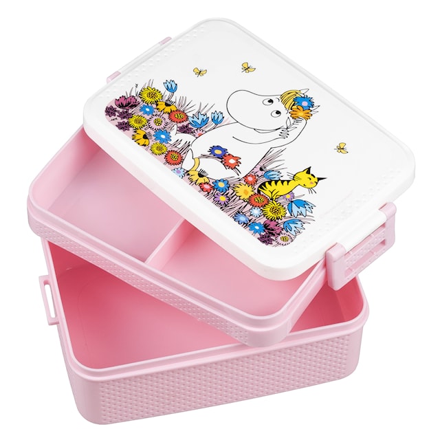 Produktbild 2 för Mumin Äng Lunchlåda Lila/Rosa Rätt Start