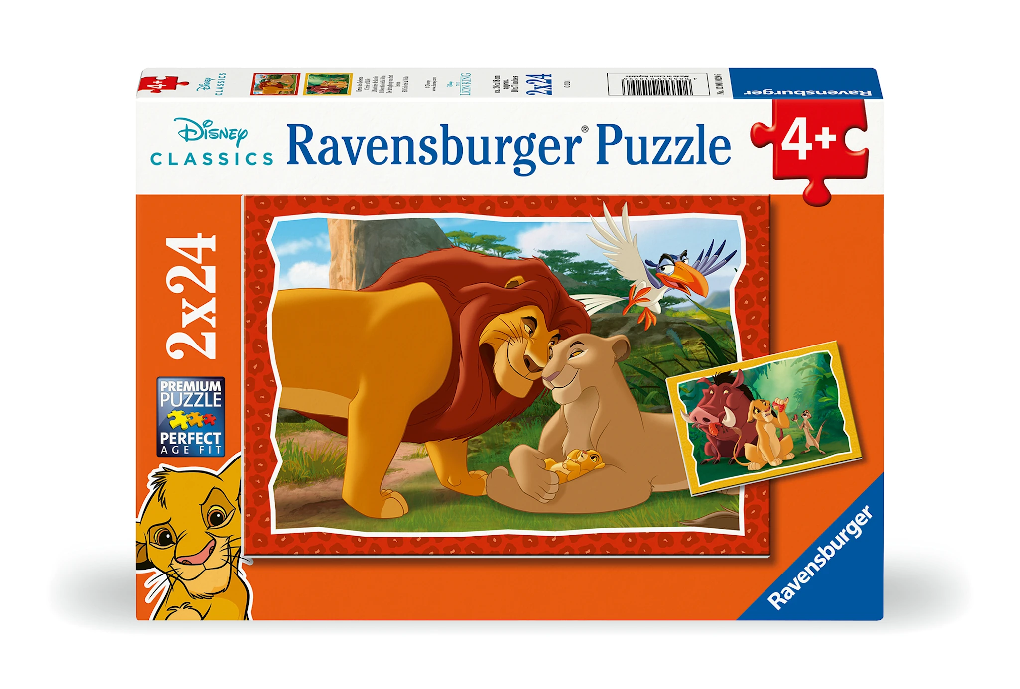 Produktbilde for Pussel The Lion King 2x24 bitar, Ravensburger
