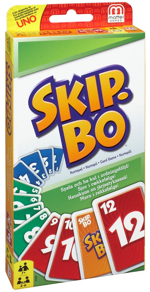 Tuotekuva 1 - Skip-Bo Pelikortit, Mattel (SE/FI/NO/DK)