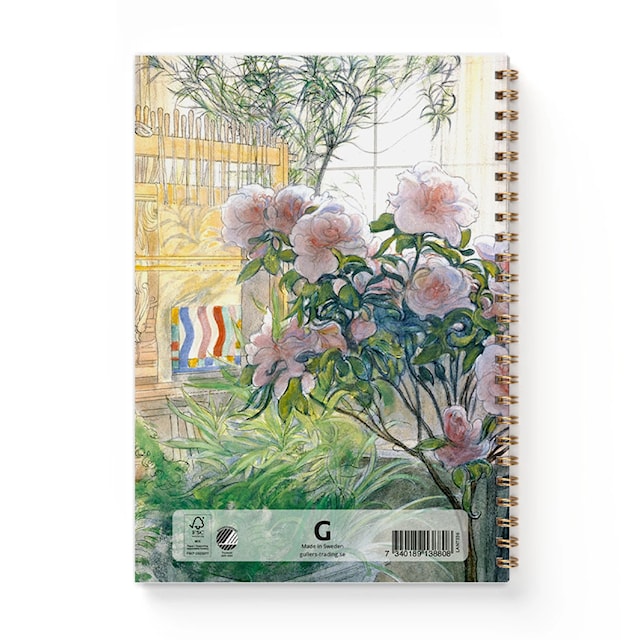 Produktbild 3 för Anteckningsbok A5 Carl Larsson Azalea