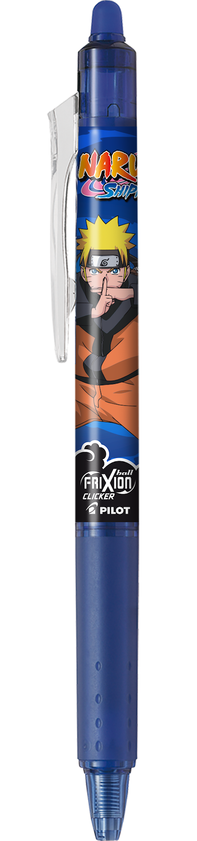 Produktbilde 1 for Frixion Ball Clicker 0,7 Blå Slettbart Naruto Pilot