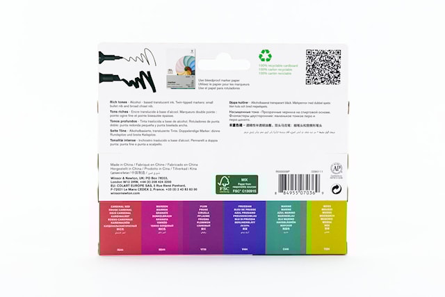 Produktbild 6 för Promarker Rich tones 6-pack Winsor & Newton