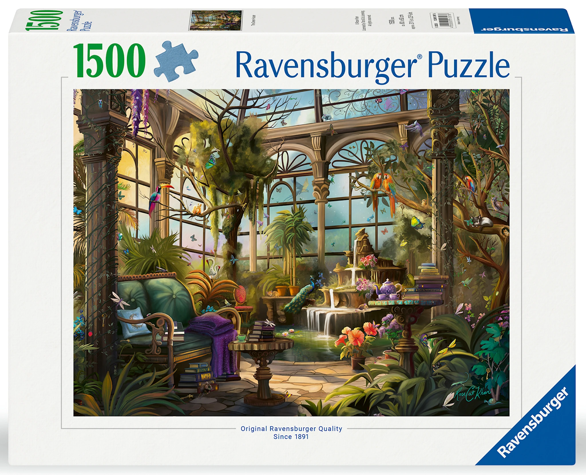 Produktbild för The Greenhouse Pussel 1500 bitar, Ravensburger