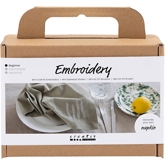 Produktbild 1 för DIY Broderi Servett Creativ Company