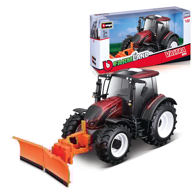 Produktbilde 2 for 1:32 Valtra Farm Tractor N174 With Snow Plough Bburago