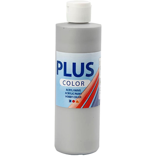 Tuotekuva 1 - Plus Color-askartelumaali, 250 ml, hopea