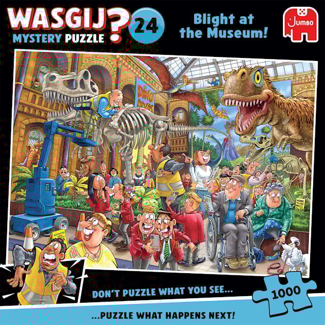 Produktbild 3 för Wasgij Mystery 24 Blight At The Museum! Pussel 1000 bitar