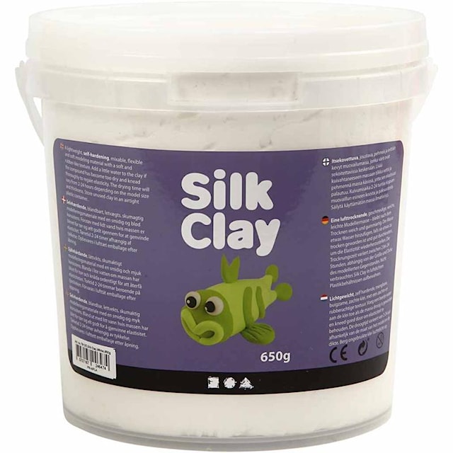 Produktbilde 1 for Silk Clay®, 650 g, hvit