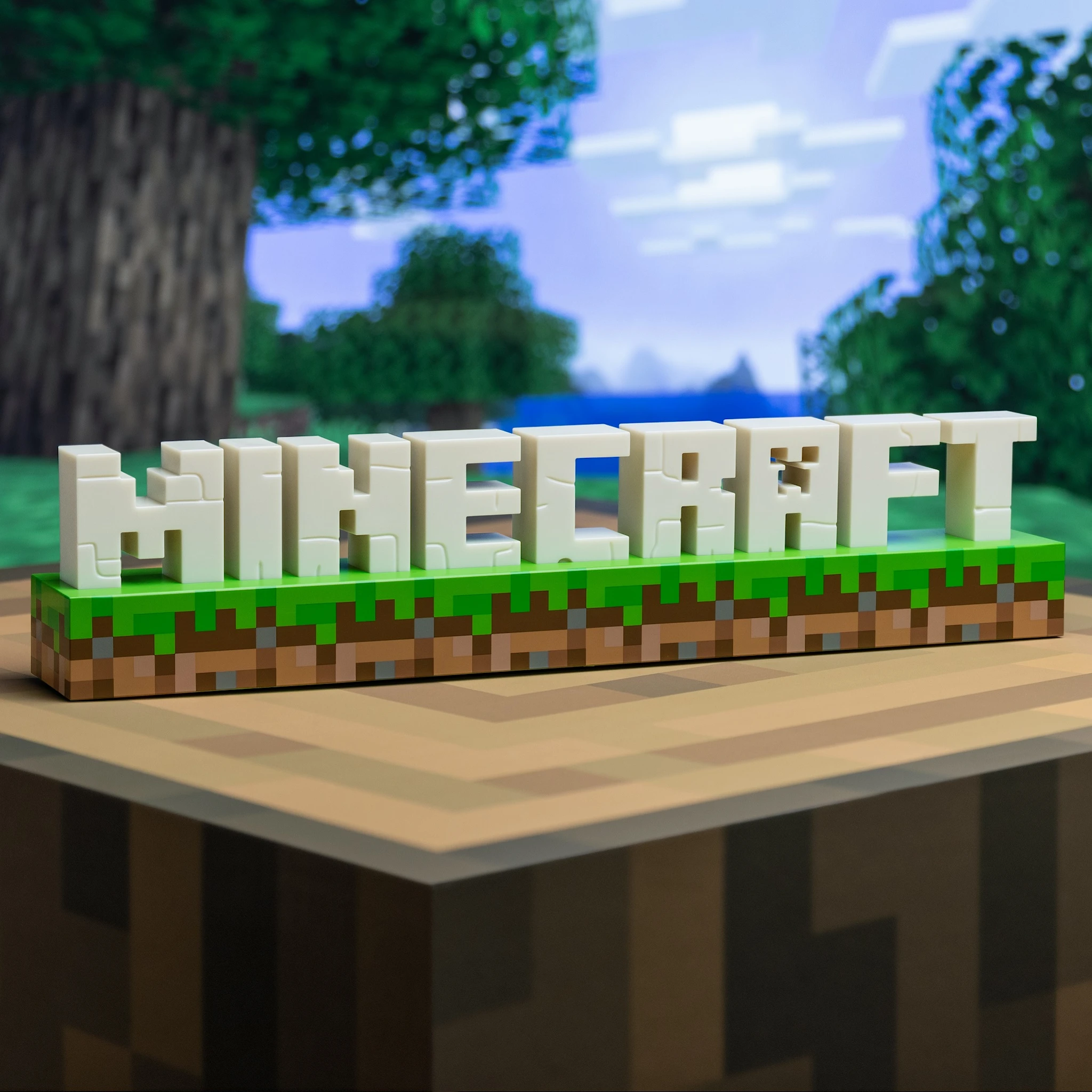 Produktbilde for Minecraft Logo Light Lampe
