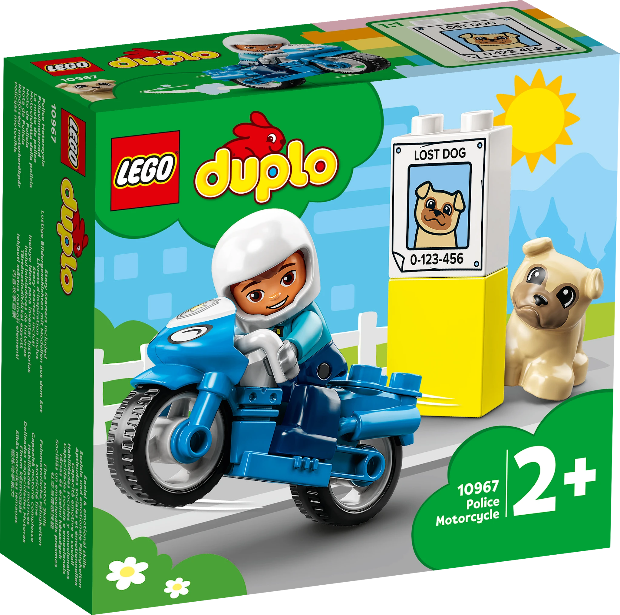 Tuotekuva ille Poliisimoottoripyörä LEGO® DUPLO Town (10967)