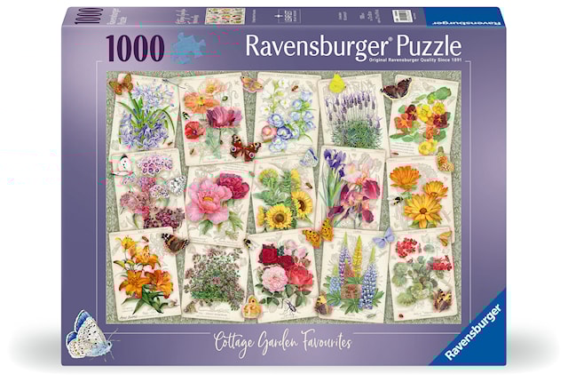 Tuotekuva 1 - Garden Flowers Palapelit 1000 palaa, Ravensburger