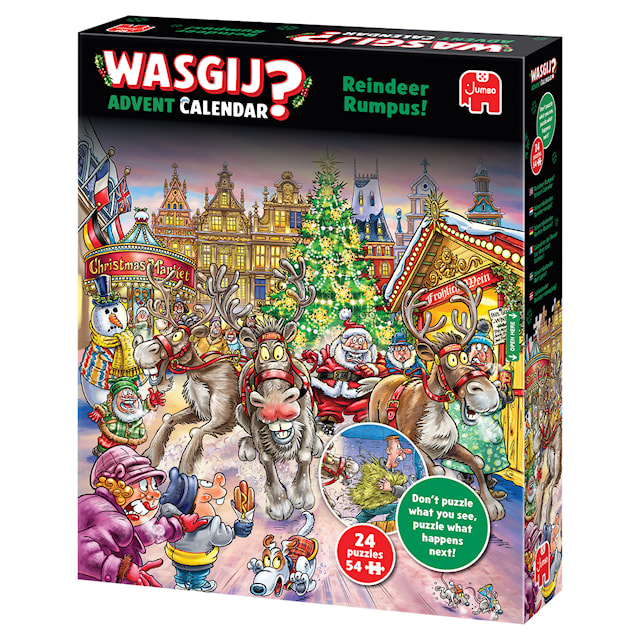 Produktbilde 2 for Adventskalender Puslespillkalender Wasgij 2025