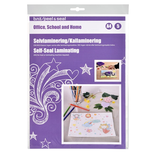 Produktbilde 1 for Selvlaminering Retail 5st A4
