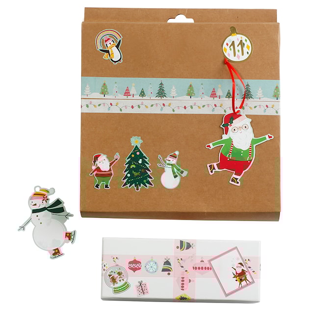 Produktbild 6 för Klistermärkesbok med olika julmotiv 16 ark