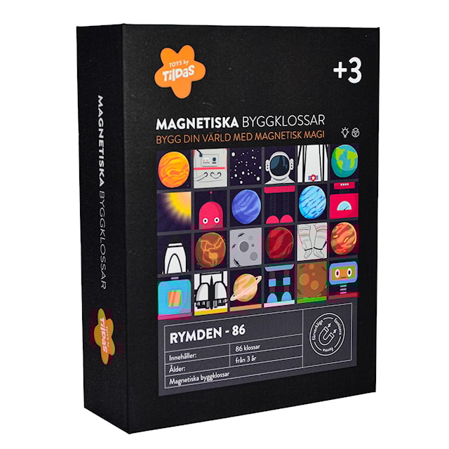 Tuotekuva 3 - Magneettiset rakennuspalikat Avaruus 86 palaa