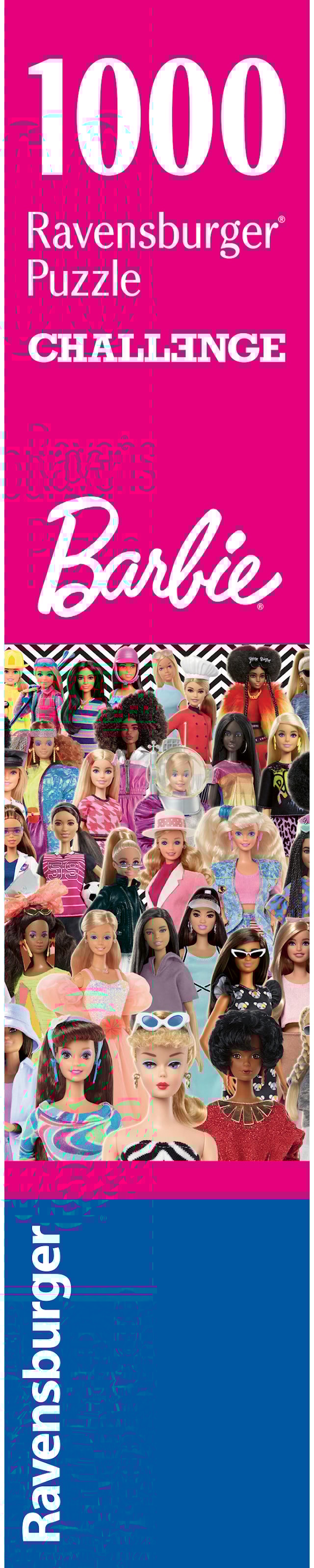 Produktbild 6 för Pussel Pussel Pussel Barbie Challenge 1000 bitar, Ravensburger