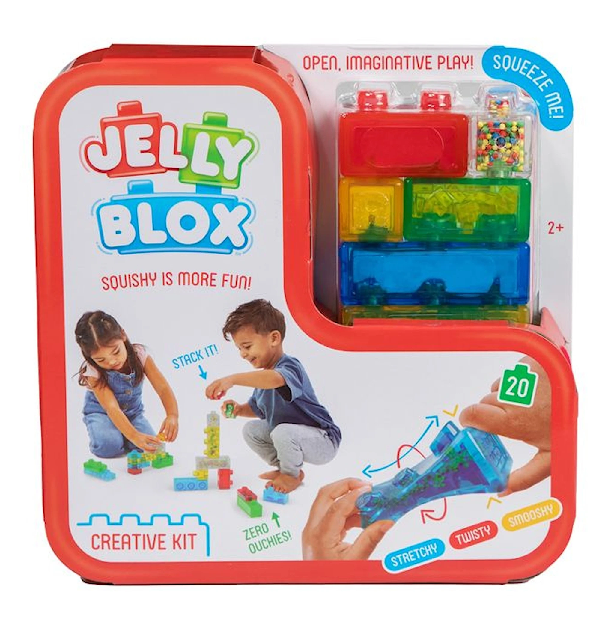 Tuotekuva ille Luova leikkisetti Pehmeät ja Sensoriset Rakennuspalikat Jelly Blox