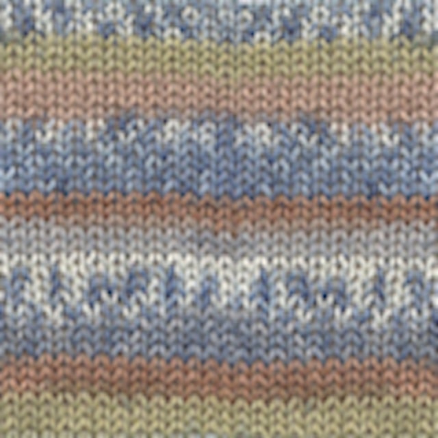 Fabel Print Garn Ullmix 50 g Sea Mist (910) Drops