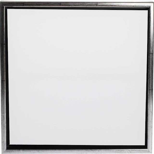 Produktbilde 1 for Lerret met ramme, str. 40x40 cm, 360 g, antikk sølv, hvit, 1 stk.