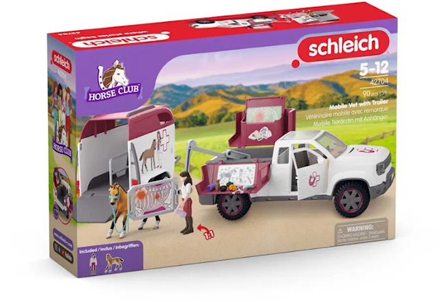 Produktbilde 4 for Horse Club Mobile Vet med Trailer Schleich