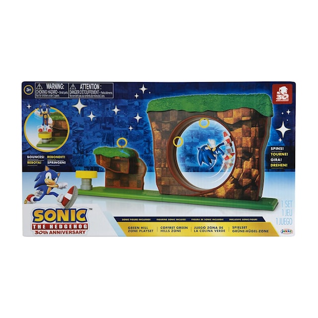 Produktbilde 1 for Sonic the Hedgehog 6 cm Green Hill Zone lekesett