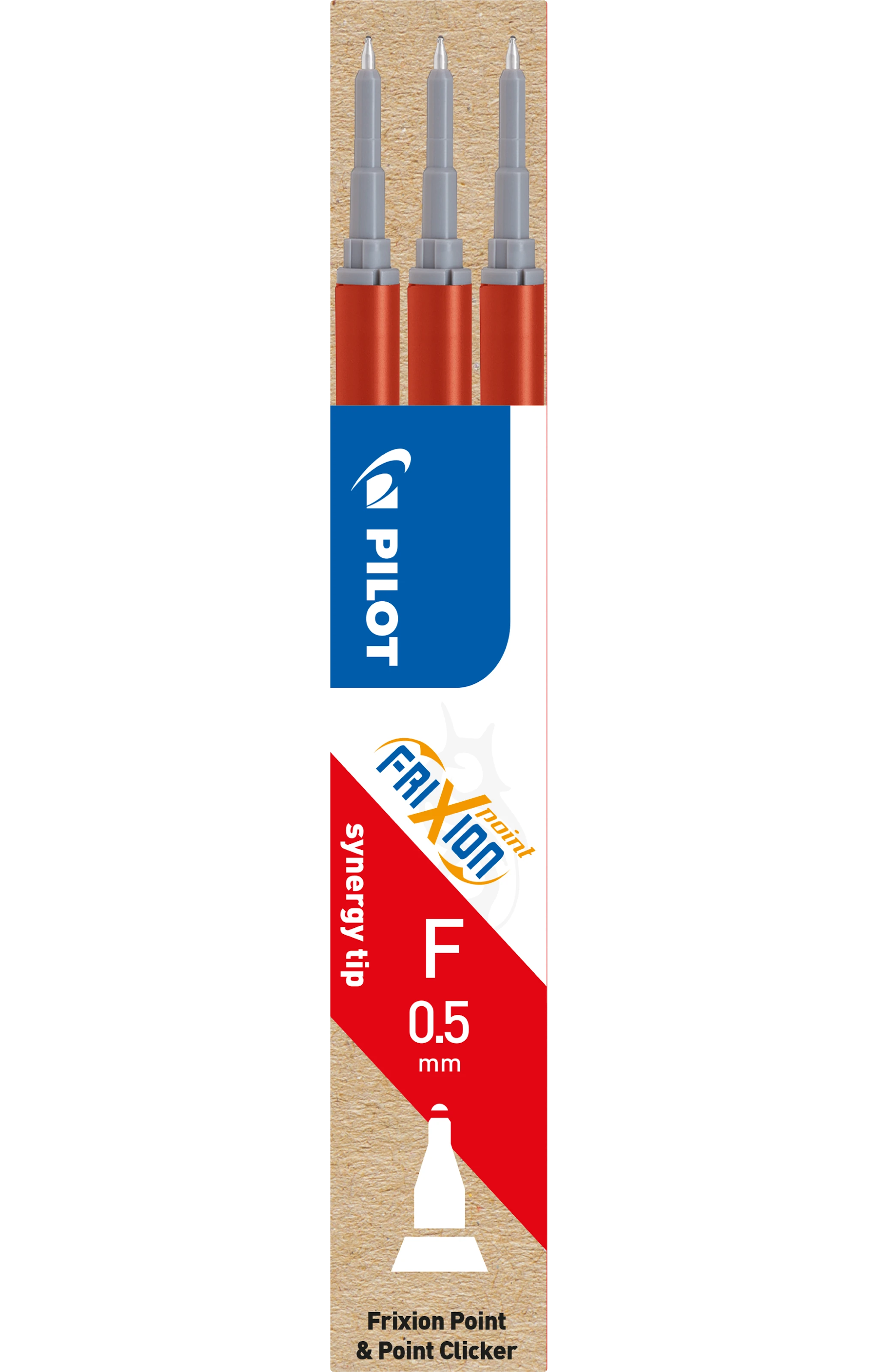 Produktbilde for Patron PILOT Frixion Point (3) röd