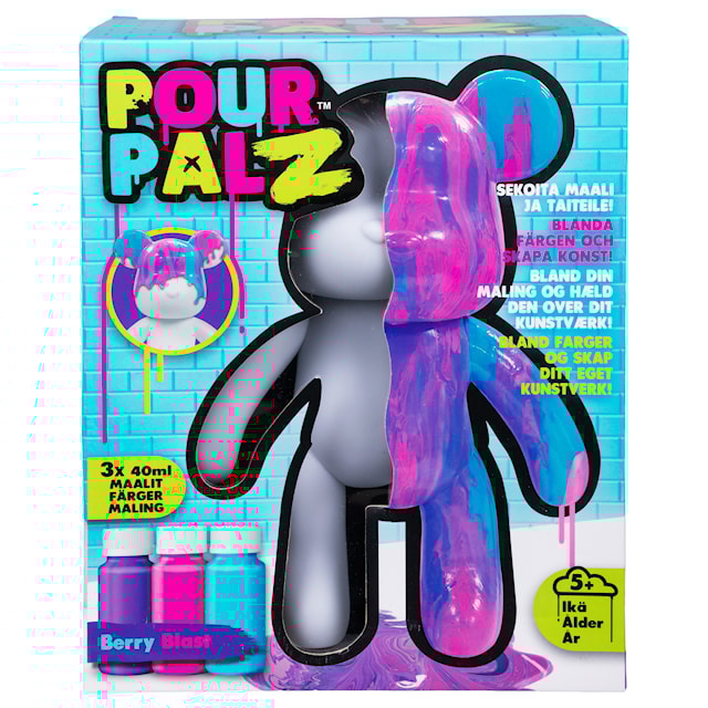 Produktbild 1 för Pour Palz Måla Björn Berry Blast